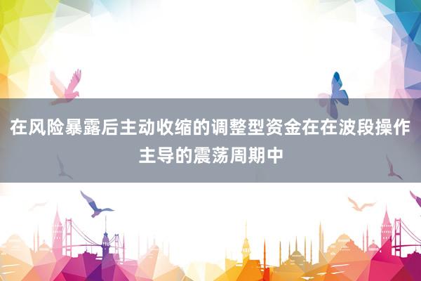 在风险暴露后主动收缩的调整型资金在在波段操作主导的震荡周期中