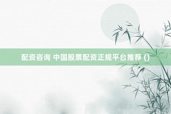 配资咨询 中国股票配资正规平台推荐 ()